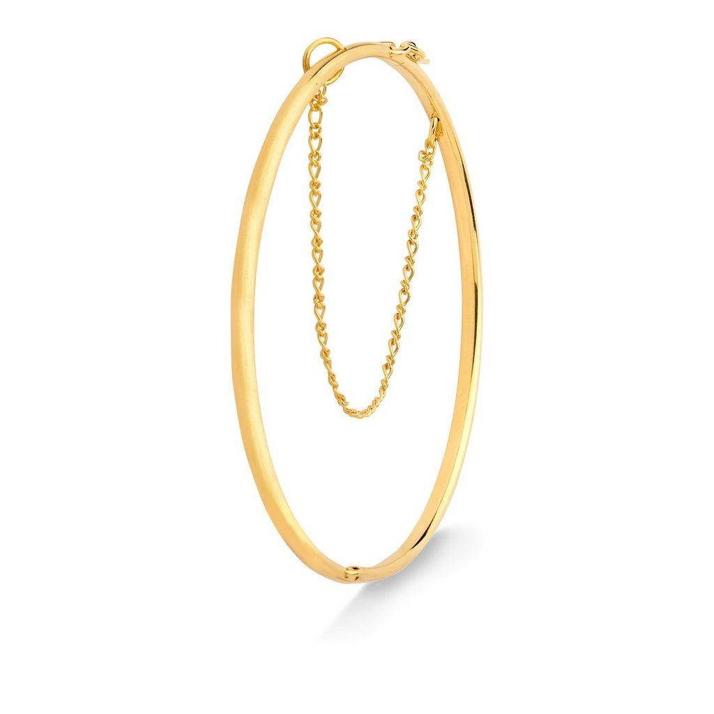 BRACELETE COM PEGA LADRÃO FOLHEADO A OURO 18K