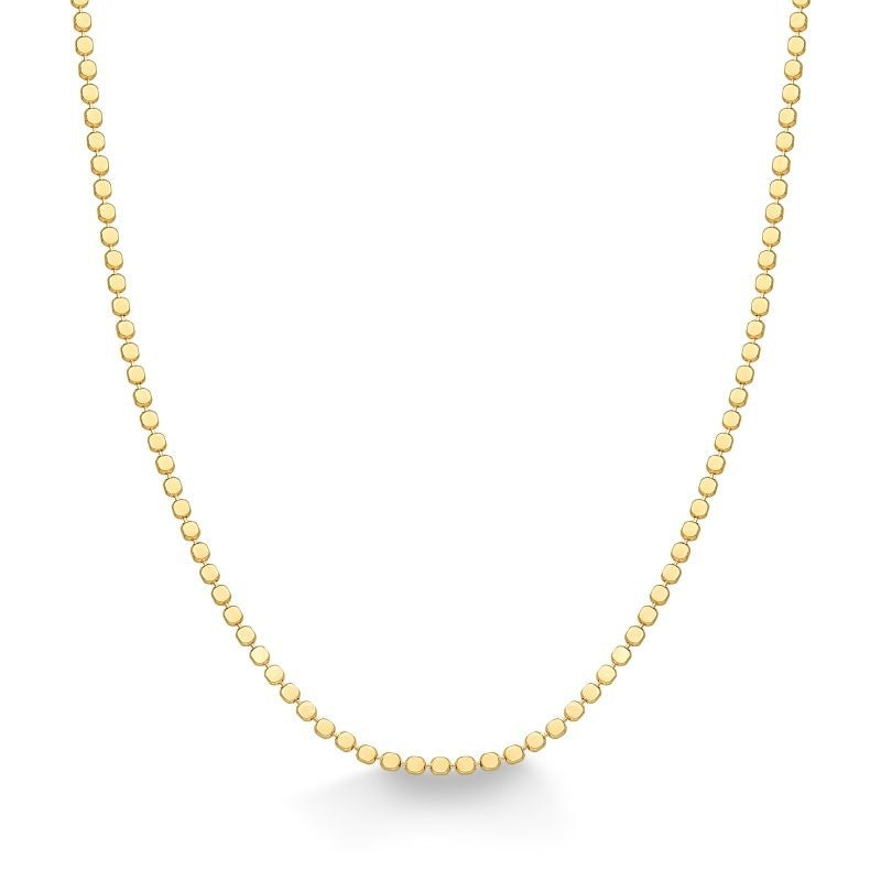 COLAR CHOKER DE BOLAS PEQUENAS FOLHEADO A OURO 18K