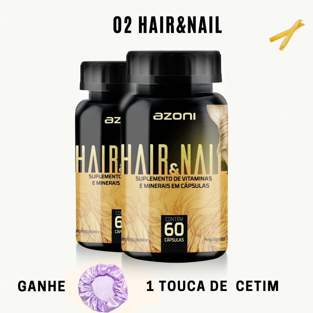 HAIR & NAIL- CABELO E UNHA 2 UNIDADES